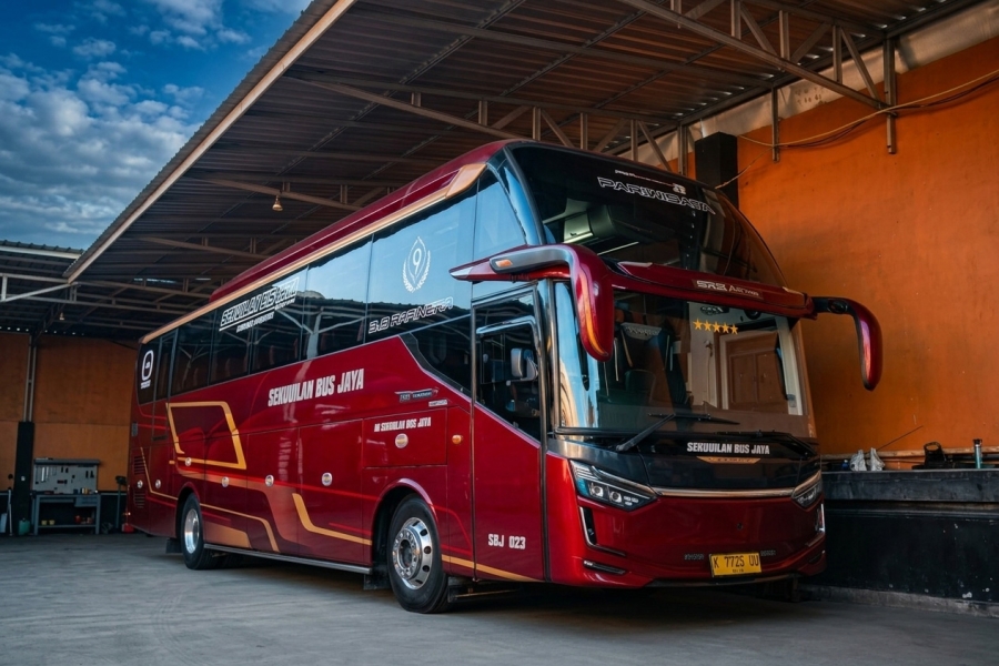 Sewa Big Bus Pariwisata 59 Seats SBJ Trans Terbaik & Hemat
