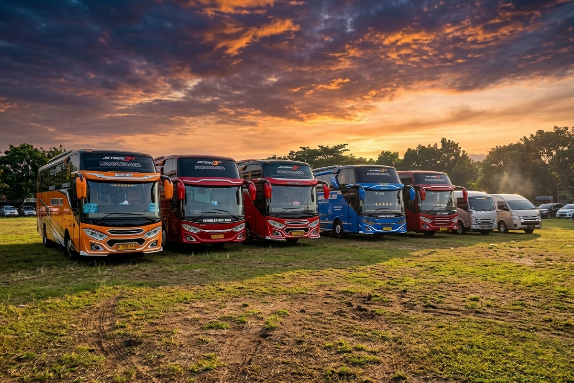 Sewa Bus Pariwisata Nyaman & Aman - Pilihan Armada Lengkap