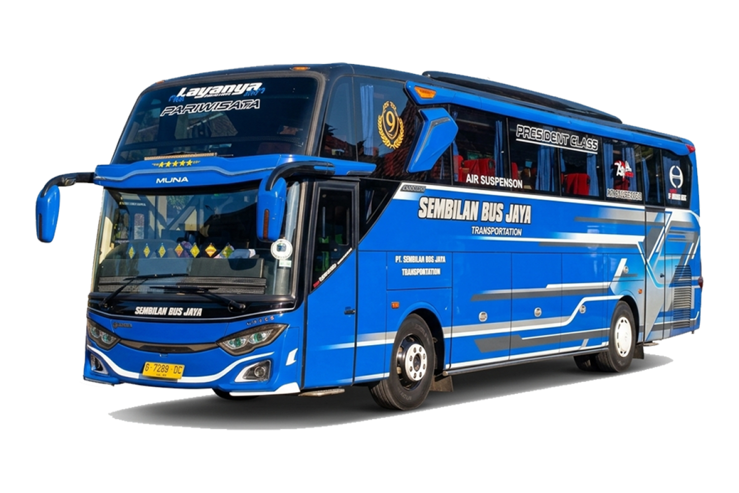 Big Bus Pariwisata 59 Seats Biru - 59 Seats