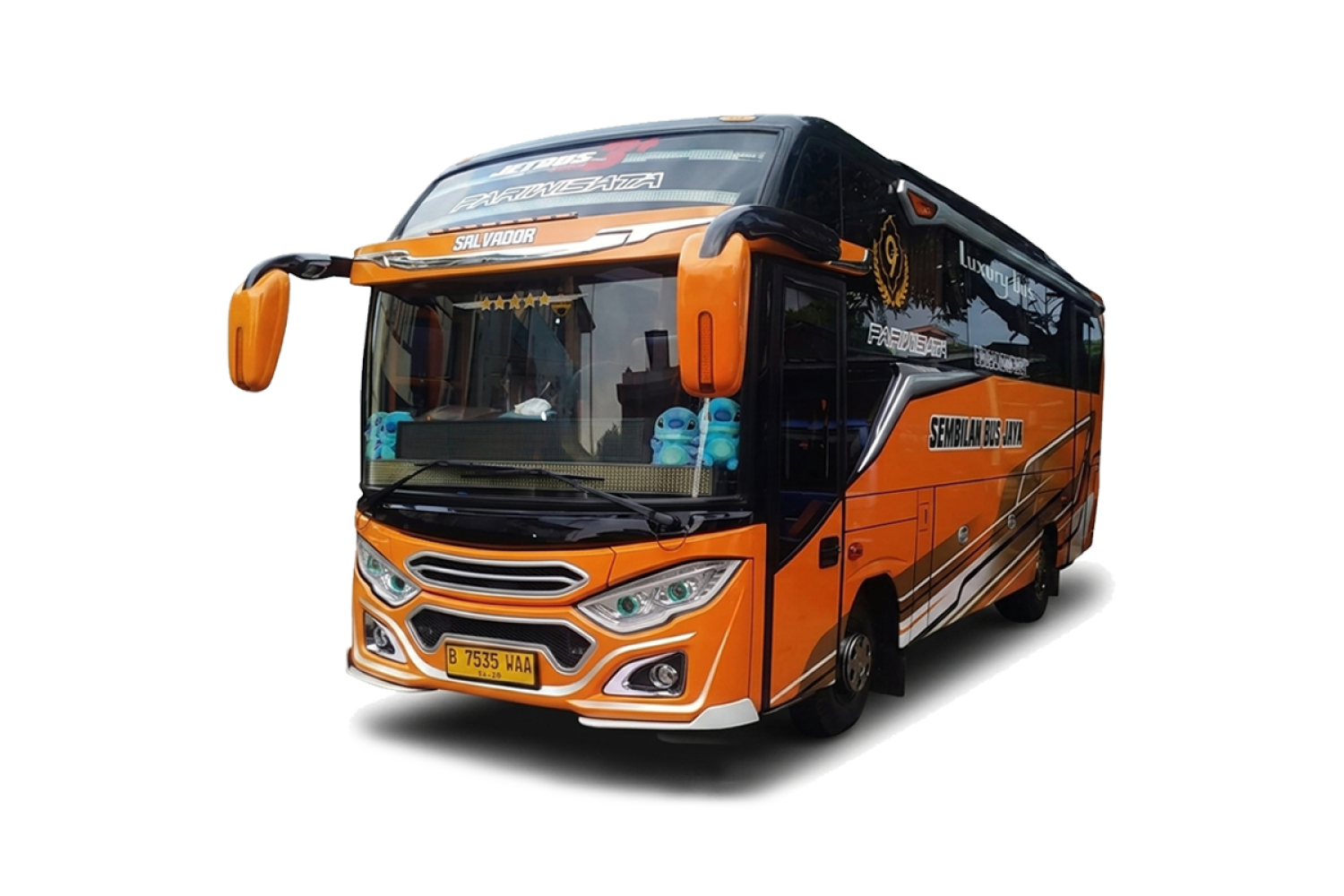 Medium Bus Pariwisata Orange 31-33 Seats SBJ03 - 31-33 Seats