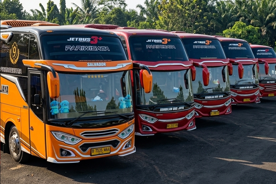 Cara Sewa Bus Pariwisata