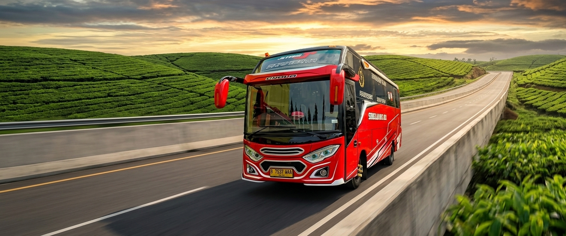 MEDIUM BUS PARIWISATA JETBUS 3+ - 31-33 SEATS