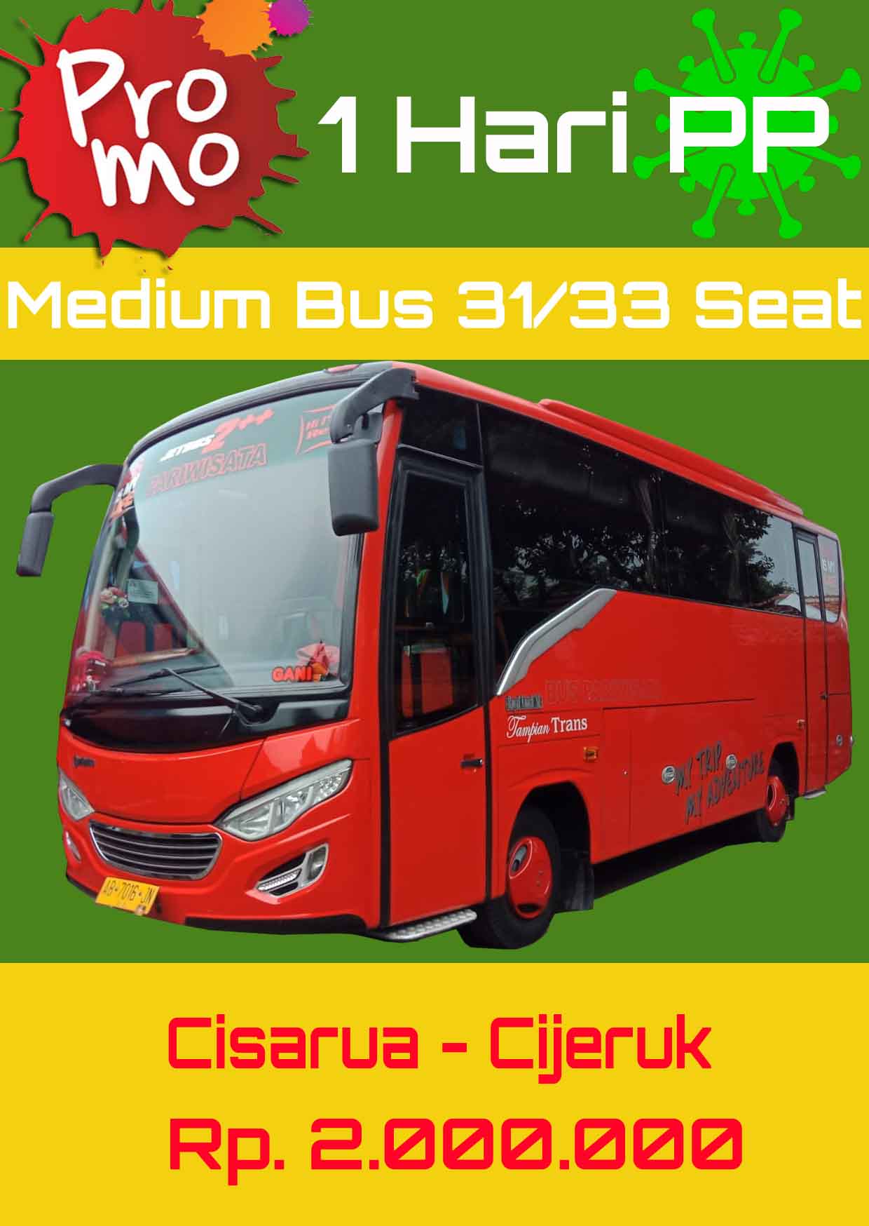 Jelajah Indonesia Tanpa Batas: Promo Sewa Bus Pariwisata yang Tak Tertandingi